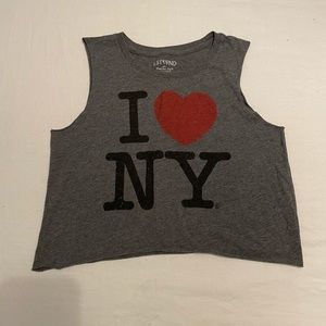 American eagle size S cropped muscle tee